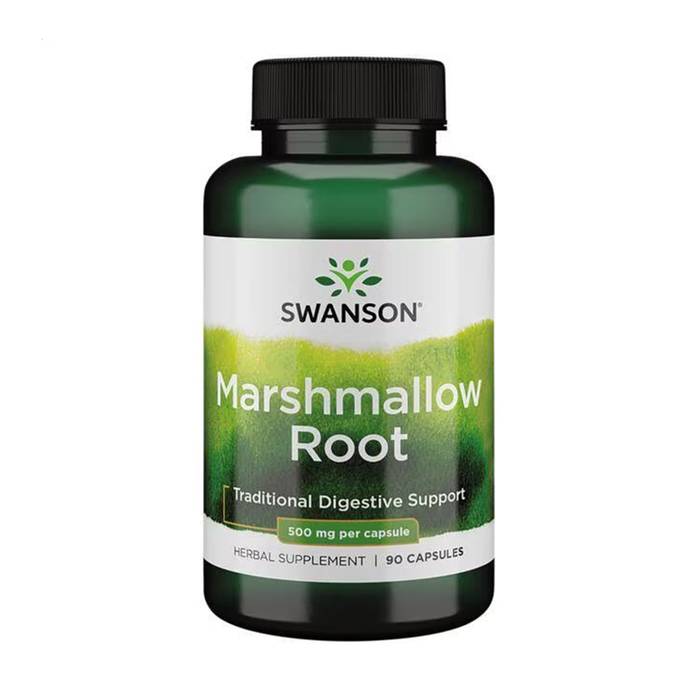 Корінь алтея Swanson Marshmallow Root 500 мг, 90 капсул